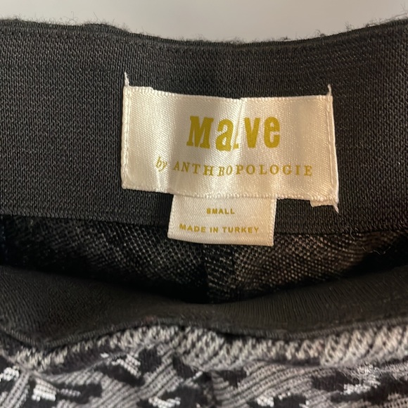 NWT Maeve Black Leopard Print Pant Sz S - Picture 2 of 7